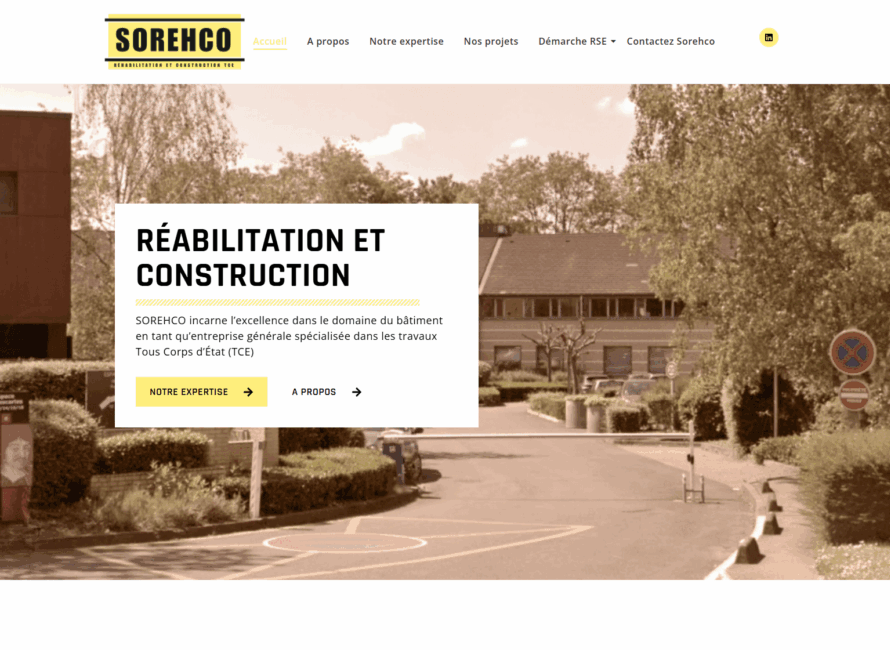 Page d'accueil Sorehco